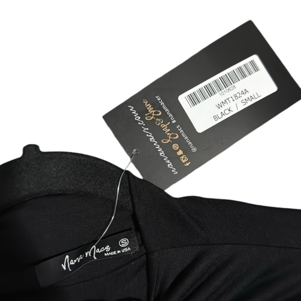NanaMacs original stay neutral bodysuit (black) SMALL NEW - Picture 3 of 9